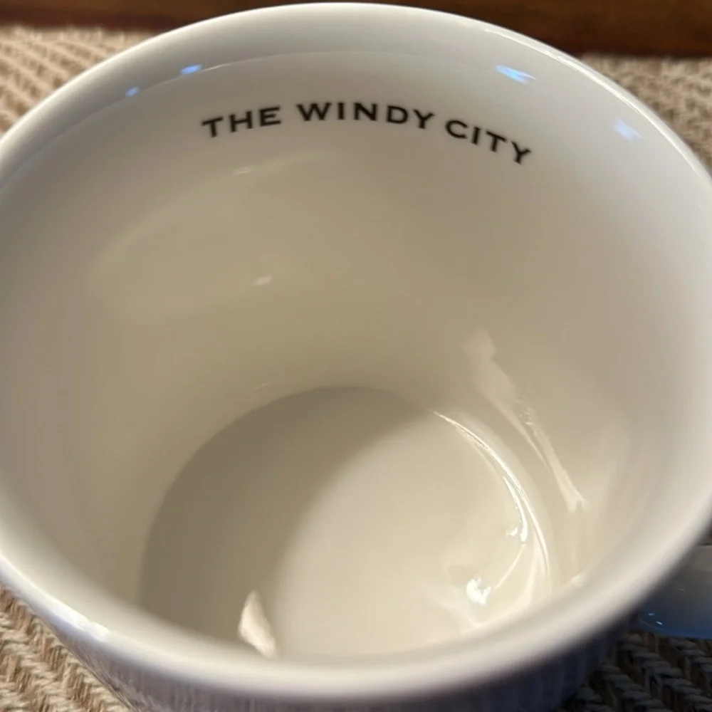 2002 Chicago Windy City Series One Starbucks Barista Mug 16 oz